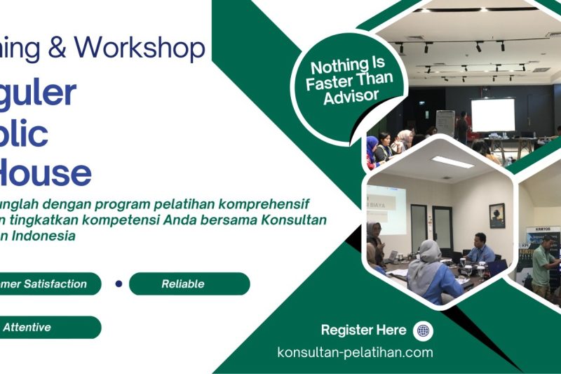 Segera ikuti pelatihan dan training bersama Konsultasi Pelatihan Indonesia yang menyediakan layanan training bagus, terbaik, termurah, fasilitas lengkap dan akomodasi aman untuk pengembangan kompetensi untuk organisasi dan individu di Indonesia.